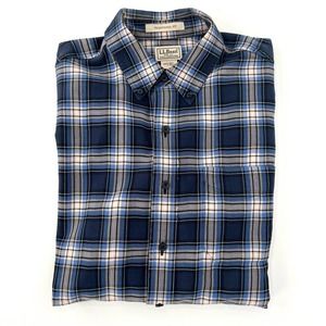 L.L. Bean traditional fit button front men’s shirt